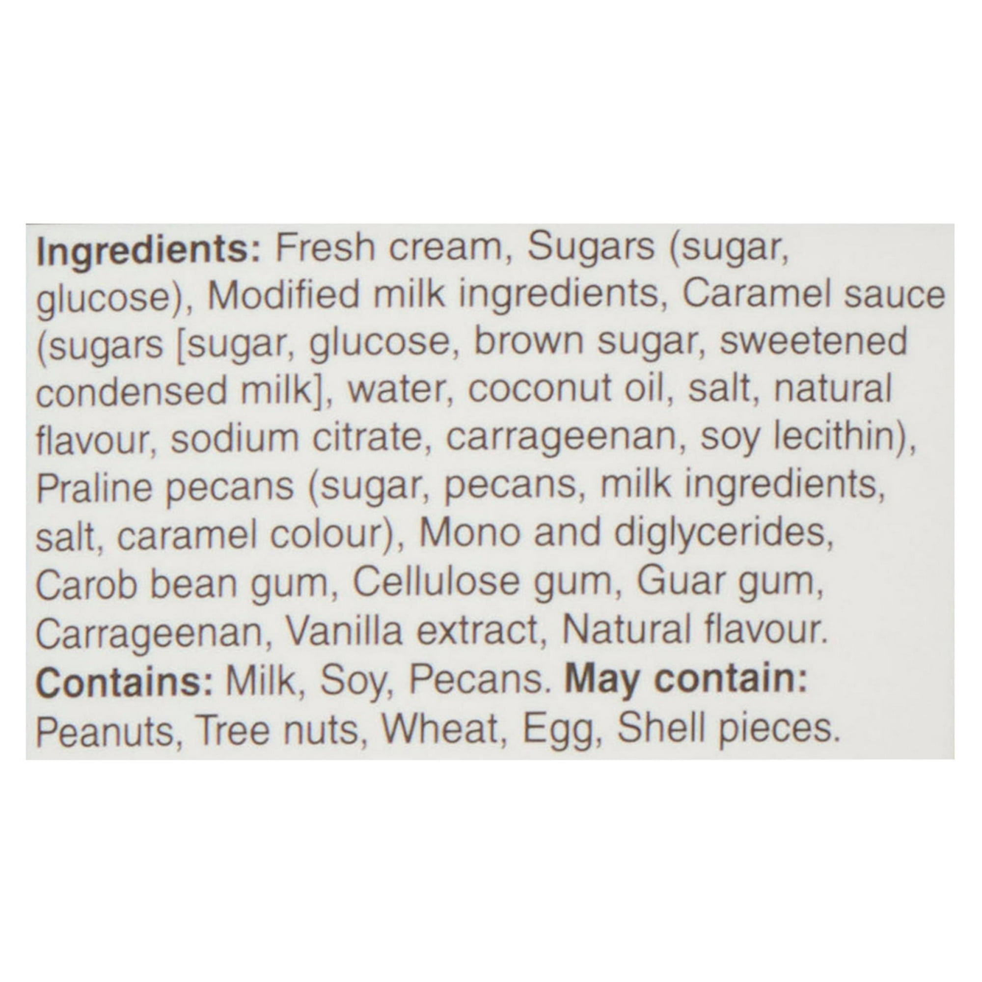 Chapman's Premium Caramel Praline Ice Cream in a Tub, 2L