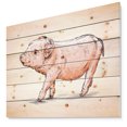 thumbnail image 1 of Design Art - Happy Pig Portrait in Brush Painting, 1 of 5