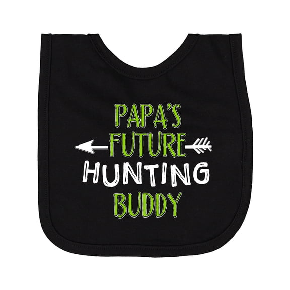Inktastic Papas Future Hunting Buddy Newborn Bib