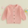 thumbnail image 2 of Gupgi Baby Knit Cardigan Infant Boy Girl Sweaters Crewneck Long Sleeve Open Front Sweaters Winter Coat, 2 of 7