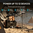 thumbnail image 4 of OUPES 2400 Portable Power Station,2232Wh LiFePO4 Battery,2400W AC Output, Fast Charge, Solar Generator for Camping,Emergency, RV, Off-Grid Living, 4 of 8