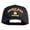 Black, variant on Bronze Star Heroism Patched Solid Cotton Twill 5 panel Mesh Back Cap - Navy OSFM
