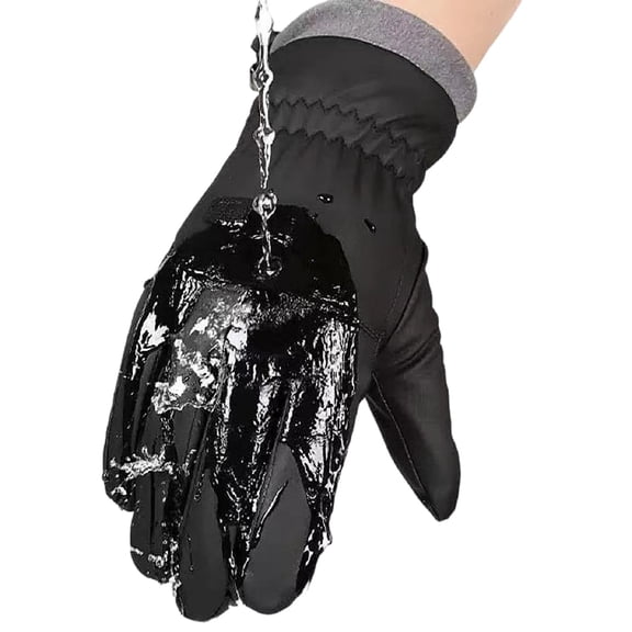 Ceisia Men USB Electric Heated Winter Gloves Windproof Waterproof Touch Screen Fleece Lined Adjustable Cuff Thermal Warm Hand Warmer For Cold Weather Skiing Cycling Gift