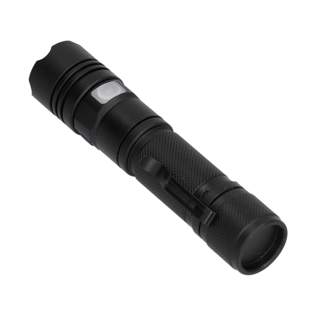 LED Flashlight, 200 m Ultra Bright Flashlight USB Charging 4-gear Light Portable for Outdoor Camping for Adventure for Emergency Lighting
