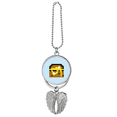 thumbnail image 1 of Summer Sail Box Treasure Hunt Pixel Silver Wing Car Pendant Decoration, 1 of 4