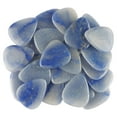 thumbnail image 5 of Exotic Plectrums - Blue Aventurine Stone Guitar Or Bass Pick - 3.0 mm Ultra Heavy Gauge - 351 Shape - Specialty Handmade Gemstone Exotic Plectrum - 6 Pack, 5 of 7