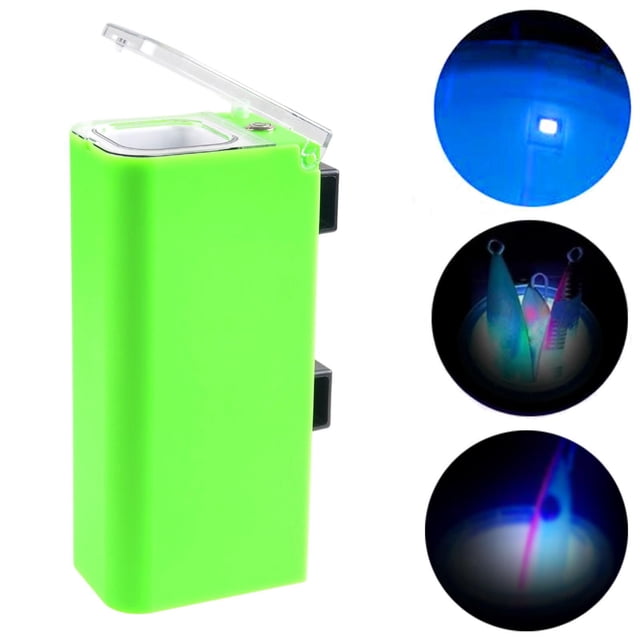 Señor de pesca llenado de engranaje de pesca en equipo impermeabilizante cargador de calcetines brillantes cebos suaves potenciador para agua salada Verde