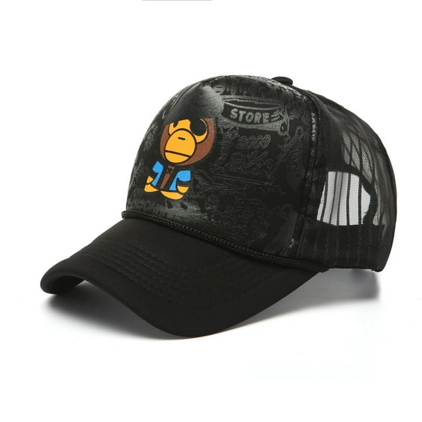 Children Cap Adult Baseball Cap Hat Cartoon Animation design Hat shade Spring Autumn Cap Hip Hop Fitted Cap Hats For child kidKid 45cm-54cm Gao Jinjia LED