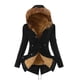 thumbnail image 1 of Pntutb Señoras Forro Abrigo Mujer Invierno Cálido Grueso Chaqueta Larga Abrigo Con Capucha Liquidación Pntutb Pntutb-7878, 1 of 3
