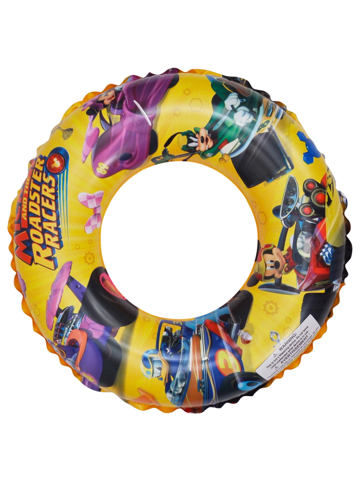 Kids Mickey Mouse & Friends Inflatable Swim Ring & Beach Ball 2-PACK