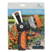 HydroTech Heavy Duty 8-Pattern Firemans Hose Nozzle