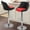 Black/Red, variant on Magshion Furniture Model Bar Stool, Counter Pub, Set of 2, Black