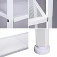 thumbnail image 7 of Tcbosik Ladder Shelf, 4-Tier Bookshelf with Metal Frame, Storage Rack for Home Office, Living Room, Bedrom, White, 7 of 7