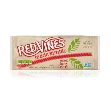 Red Vines Made Simple Berry Twists 4oz (Pack of 18)