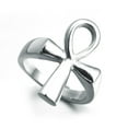 thumbnail image 2 of Hollow Cross Ring, 2 of 6