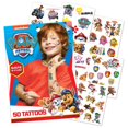 thumbnail image 1 of Tatuajes temporales Savvi Paw Patrol, 50 personajes de 4 a 12 años o más, 1 of 7