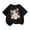 Black, variant on Girls Short Sleeve Breathable Summer T Shirt Cute Cat Print Kids Casual Tee Soft Fashion