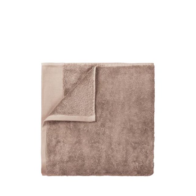 Blomus 66392 20 x 39 in. Riva Organic Terry Cloth Hand Towel, Misty Rose - Extra Large