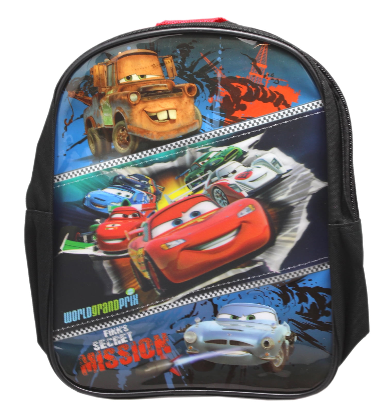 Backpack Disney Pixar's Cars "Finn's Secret Mission" Black Mini