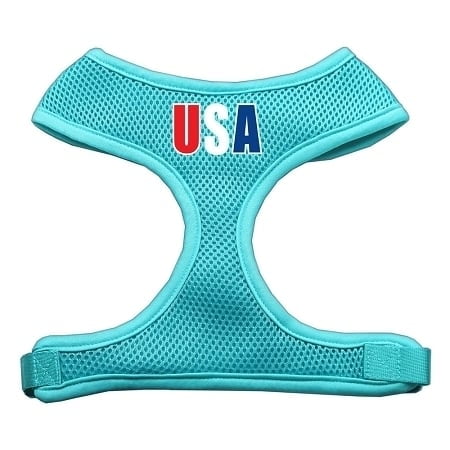 USA Star Screen Print Soft Mesh Pet Harness