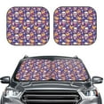 thumbnail image 2 of Yiaed rock Skull record Print Car Front Windshield Sun Shade,Foldable Anti-UV Car Sunshade for Front Window for Most Vehicles-Small, 2 of 5