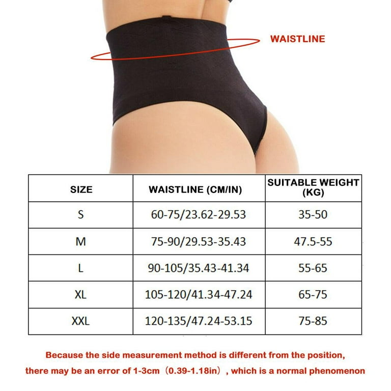 Women Body Shaper Thong G String High Waist Tummy Control Invisible  Shapewear U1A2
