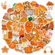 thumbnail image 2 of Paquete de pegatinas con dibujos animados bonitos de color naranja, 50 unidades, impermeables, 2 of 2