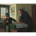 thumbnail image 3 of Josef Kinzel 14x12 Black Modern Framed Museum Art Print Titled - Important Meeting, 3 of 5
