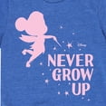 thumbnail image 3 of Tinker Bell - Never Grow Up  - Toddler And Youth Short Sleeve Graphic T-Shirt, 3 of 5
