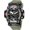 Army green, variant on Outdoor Sports Analog Digital Watch for Men, Large Dual Screen Luminous LED Electronic Wristwatch with Practical Multi Scene Functions