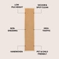 thumbnail image 5 of JONATHAN Y KEATON CUSTOM JUTE 2 x 8 Runner Rug, Camden Farmhouse Cottage Border Jute - Natural/Beige, KTN100A-28, 5 of 6