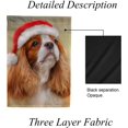 thumbnail image 4 of SKYSONIC Christmas Cavalier King Charles Spaniel Double Side Print Garden House Sports Flag 12x18 in Polyester Decorative Flag Banner for Outside House Flowerpot, 4 of 7