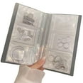 thumbnail image 1 of OUSITAID Transparent Jewelry Storage Book with Pocket  Jewelry Earring Organizer Storage Holder Book Anti Oxidation Jewelry Storage Album, 1 of 7