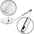 thumbnail image 4 of Skimmer de colador de araña, juego de 3 cucharas de colador asiático, cuchara de alambre de acero inoxidable con mango para freír alimentos, pasta, espaguetis, fideos, 4 of 5