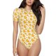 thumbnail image 1 of Fotbe yellow rubber ducks Body de Mujer con Cuello Redondo y Mangas Cortas, Sin Mangas Ajustado, Suave, Cómodo y Básico-XX-Large, 1 of 7
