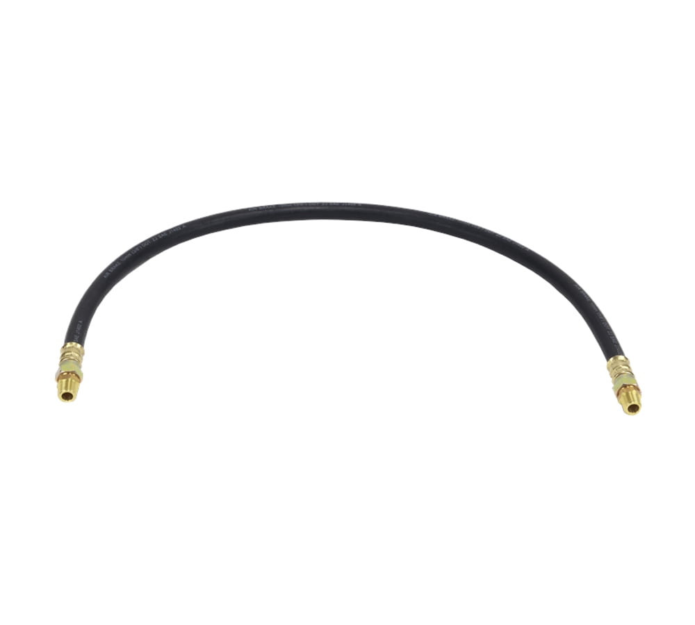 Air Brake Hose Assembly 34" x 3/8"-18 for Semi Trucks | 3/8" ID 3/8" NPT 225 PSI 2 Swivel DOT FMVSS106 SAE J1402 | Replaces 16434 161SW3466 146534 21183 32602-034 4012234 SNV453334