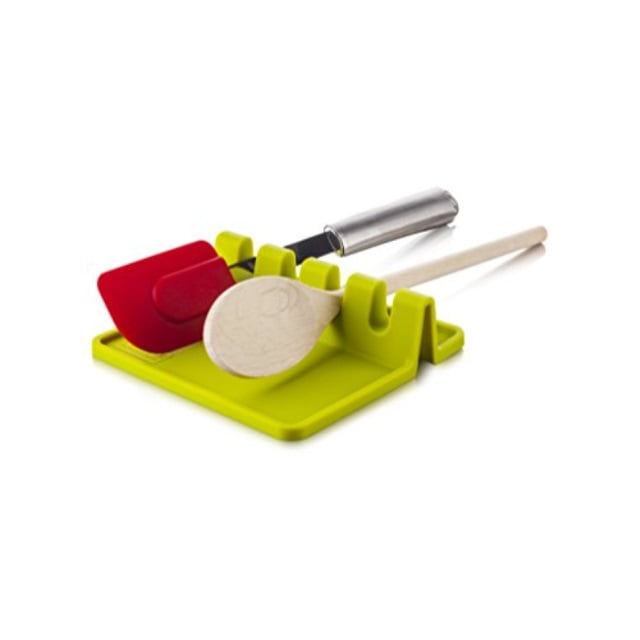 Tomorrow S Kitchen Silicone Utensil Rest Green Walmart Com Walmart Com