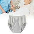 thumbnail image 1 of Pañales de tela para adultos, ropa interior para incontinencia, lavables, cómodos y transpirables para personas mayores discapacitadas, mujeres y Gris XXL, 1 of 10