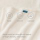 thumbnail image 4 of Manta polar Blanket Bedsure XL, crema, 300 g/m², suave, 130 x 180 cm, 4 of 7