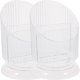 thumbnail image 1 of 2 soportes transparentes para brochas de maquillaje, organizador de brochas de maquillaje, soporte de escritorio para bolígrafos, soporte para herramientas de decoración de uñas., 1 of 5