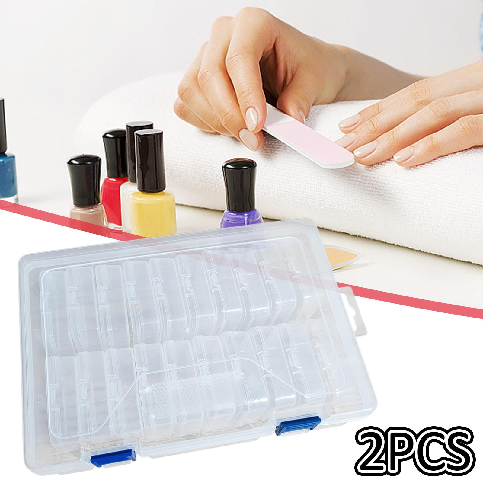 Nishiyuenyi Jewelry Bead Organizer Storage Boxes,Storage Boxes,Craft Storage for Small Items 6.5cmx4.5cmx2cm