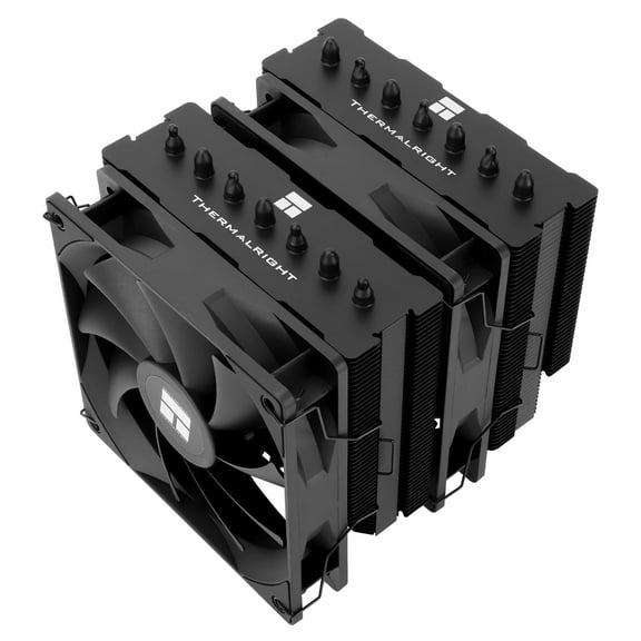 Disipador de aire para CPU Thermalright PS120SE negro con doble ventilador de 120 mm