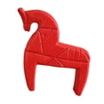 thumbnail image 4 of segolike Décoration de Table en Bois Cheval Durabilité pour Bureau Étagère Intérieure Rouge, 4 of 9