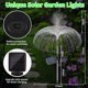 thumbnail image 2 of Luz Solar Del Jardín Fibra óptica 600mAh de la luz de hadas del camino de la prenda impermeable de la luz IP65 de la decoración del jardín, 2 of 5