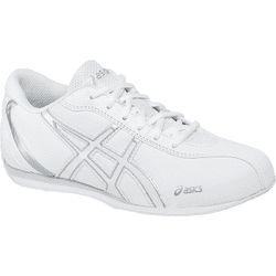 asics white cheer shoes
