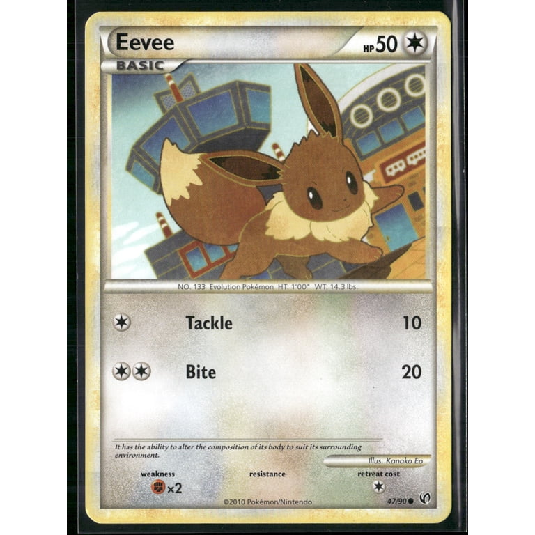 2010 eevee pokemon card Pokmon 48/90 Undaunted Regular If heads PSA 9 MINT Eevee 48/90