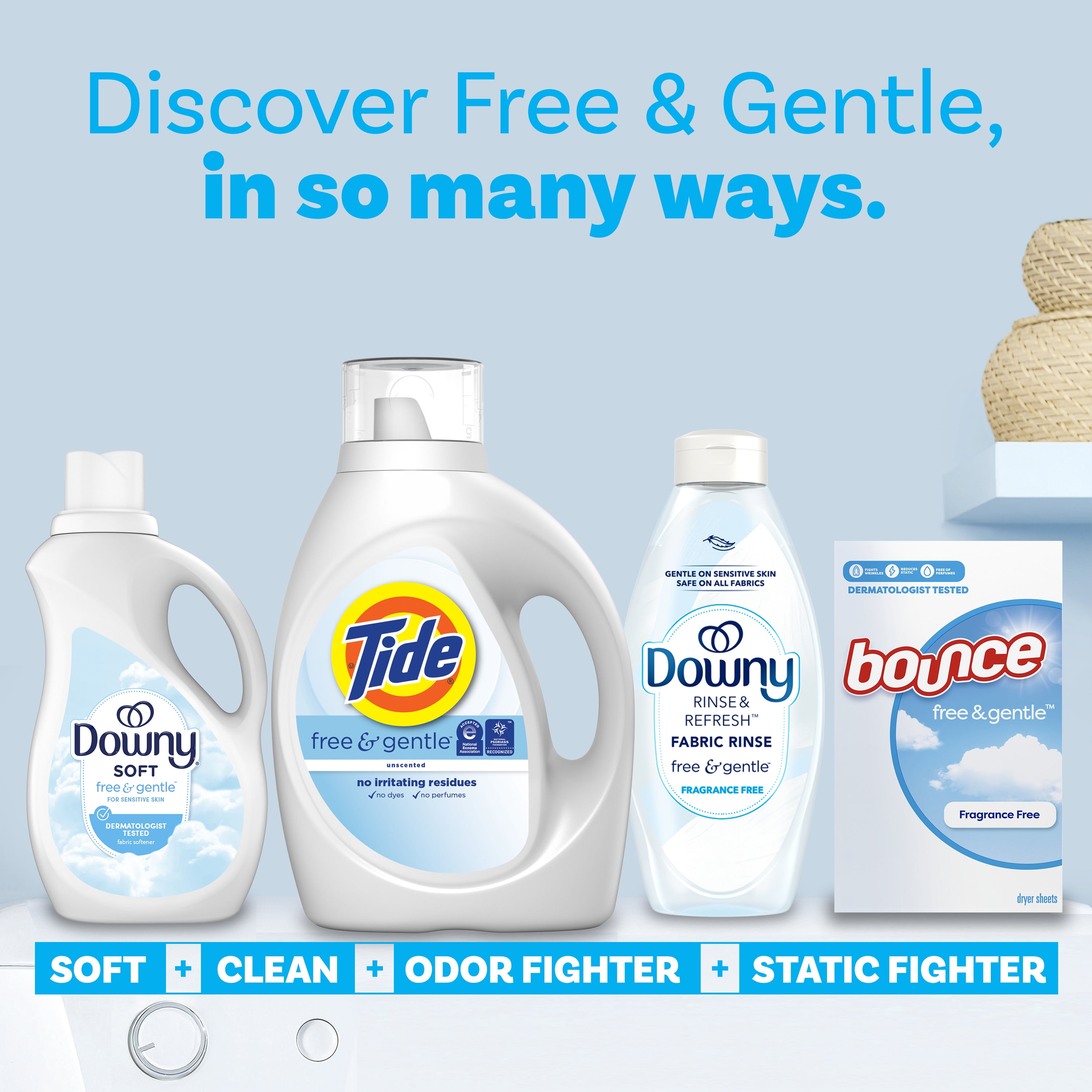 Tide Free & Gentle Laundry Detergent Liquid, 63 fl oz, 48 Tide Free & Gentle Laundry Detergent Liquid, 63 fl oz, 48