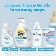 Tide Free & Gentle Laundry Detergent Liquid for Sensitive Skin, Hypoallergenic, Unscented, 132 fl oz, 100 Loads