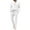White, variant on Aofany Tracksuits for Men Set Cotton Linen Casual Solid Jogger Sport Gym Pockets Sweatsuit Long Sleeve Henley Shirt and Sweatpant Set