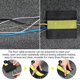 thumbnail image 3 of Cable Grip Floor Cable Cover Cords Cable Protector Cable Management Only For Commercial Office Carpet (black And Yellow,2 Pieces), 3 of 5